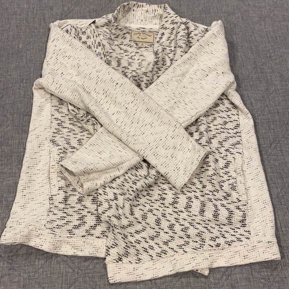 Lucky Brand Cream and Gray Women's Jacket - Picture 15 of 16